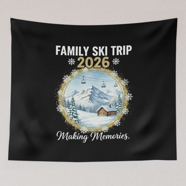 Item preview, Ski Trip 2026 Funny Family Vacation Matching Vintage designed and sold by thebest-2studio.