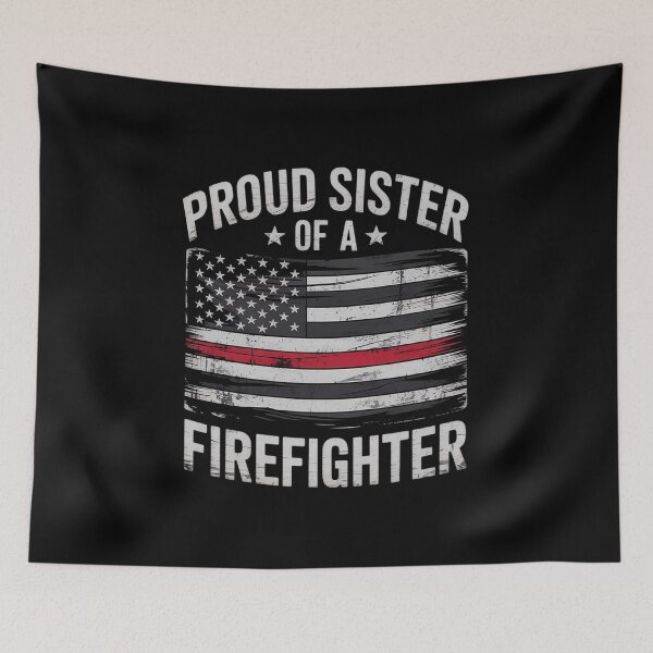 Item preview, Proud Sister of a Firefighter Fireman Sibling  designed and sold by MyzoToyota.