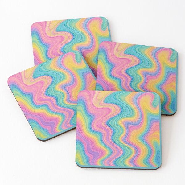 Item preview, Pastel Rainbow Marble - Soft Fluid Swirl designed and sold by Myra365Art.