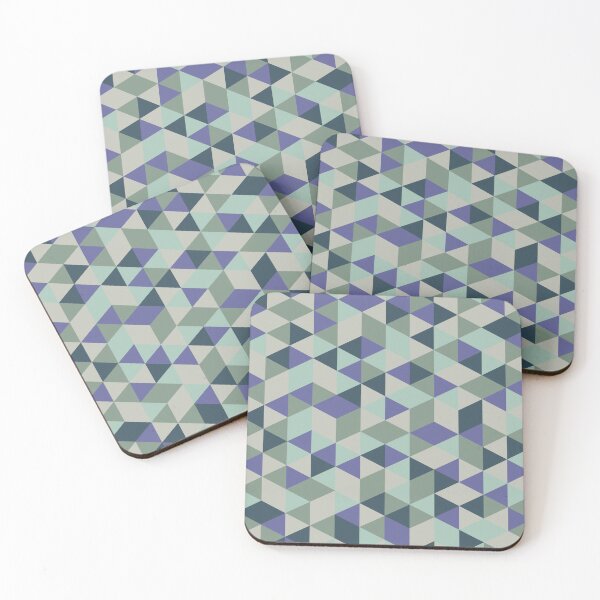 Item preview, Cubist Aqua Mosaic designed and sold by assaf.