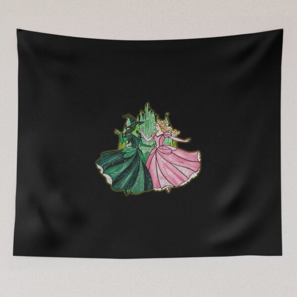 Item preview, Wicked Movie Watercolor Hand Drawn Elphaba Glinda  designed and sold by DillonHuerta.