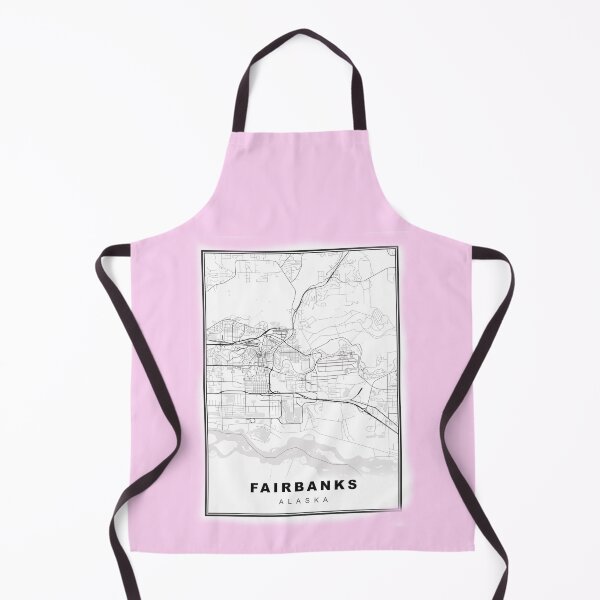 Item preview, Minimalist Fairbanks Map designed and sold by Tamas Das.