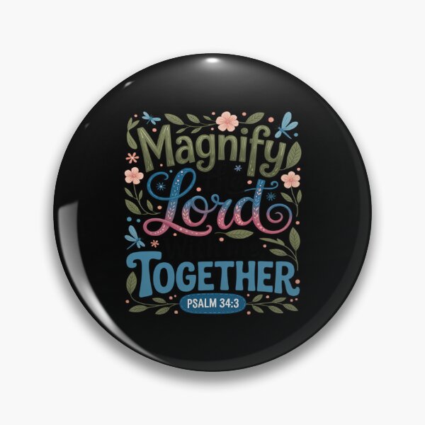Item preview, Magnify The Lord Psalm 34 3 Christian Faith Top designed and sold by NetoGalaxy.
