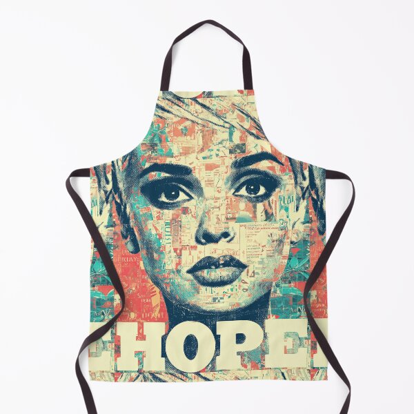 Item preview, A woman's face created from a vintage newspaper collage. designed and sold by Piotrek0001.