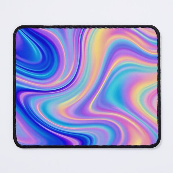 Item preview, Holographic Opal Marble - Iridescent Pastel Fluid Art Sticker (Square Format) designed and sold by Myra365Art.