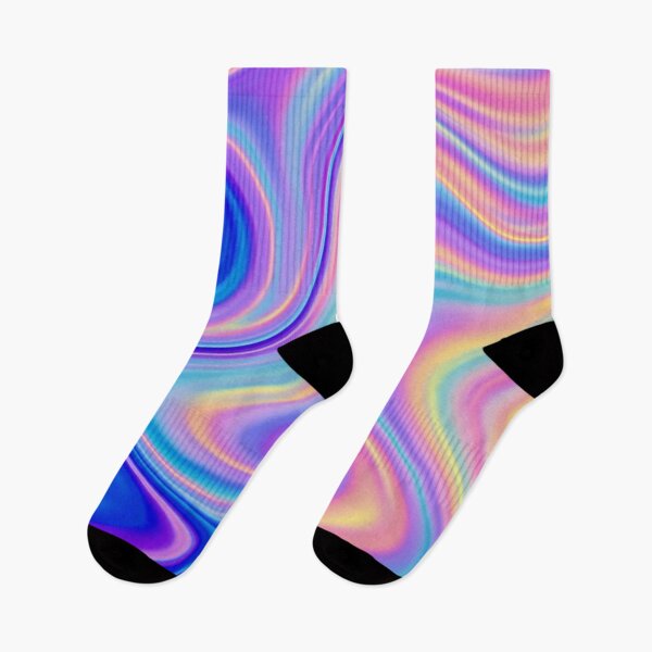 Item preview, Holographic Opal Marble - Iridescent Pastel Fluid Art Sticker (Square Format) designed and sold by Myra365Art.