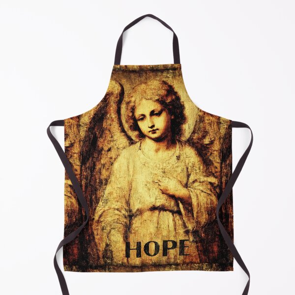 Item preview, A golden angel of hope on a distressed, textured background. designed and sold by Piotrek0001.