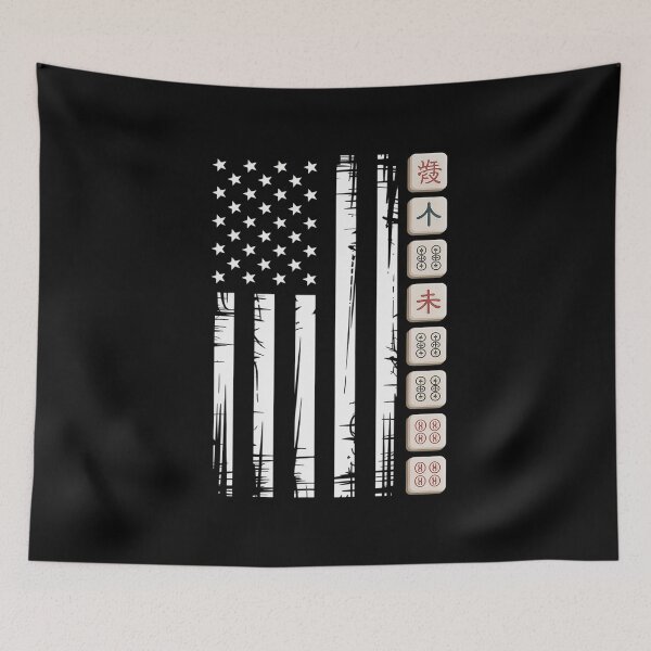 Item preview, Mah Jongg Tiles  USA Flag Mahjong designed and sold by NetoGalaxy.