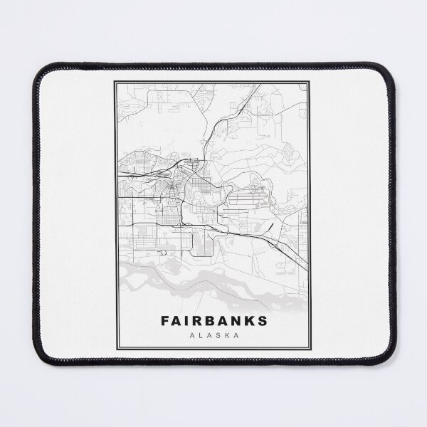 Item preview, Fairbanks Map designed and sold by Tamas Das.