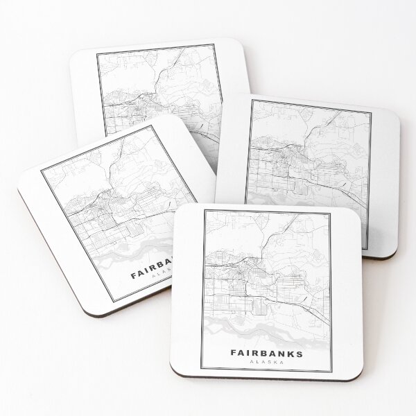 Item preview, Fairbanks Map designed and sold by Tamas Das.