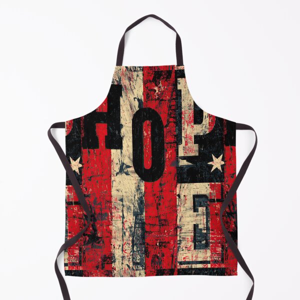 Item preview, The word hope on an abstract, distressed, red flag. designed and sold by Piotrek0001.