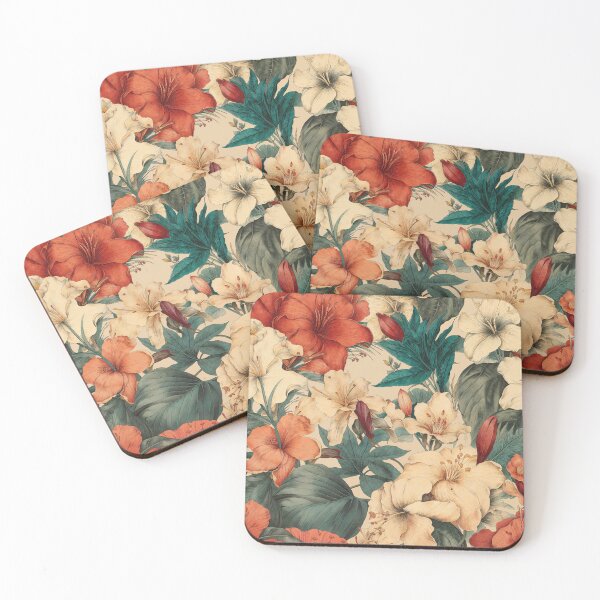 Item preview, Vintage Tropical Flowers designed and sold by Charles  Ano.