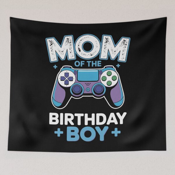 Item preview, Mom of the Birthday Boy Matching Video Game Birthday Party  designed and sold by papertaless.