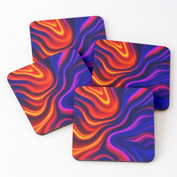 Item preview, Magma Neon Marble designed and sold by Myra365Art.