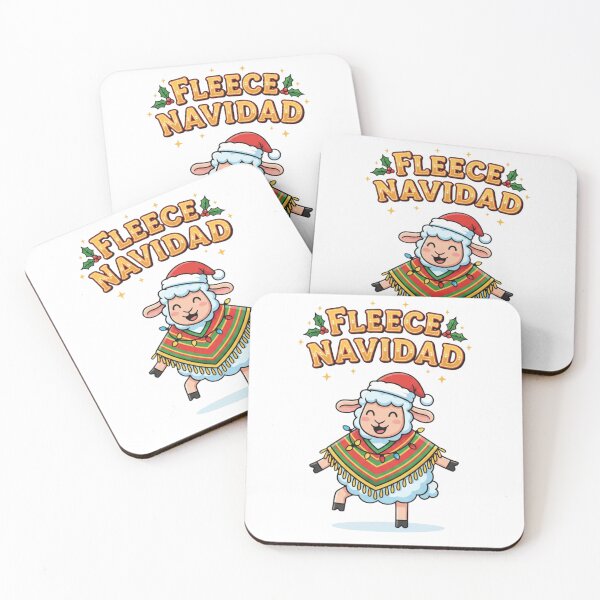 Item preview, Fleece Navidad Sheep – Funny Christmas Sticker designed and sold by Simplystik.