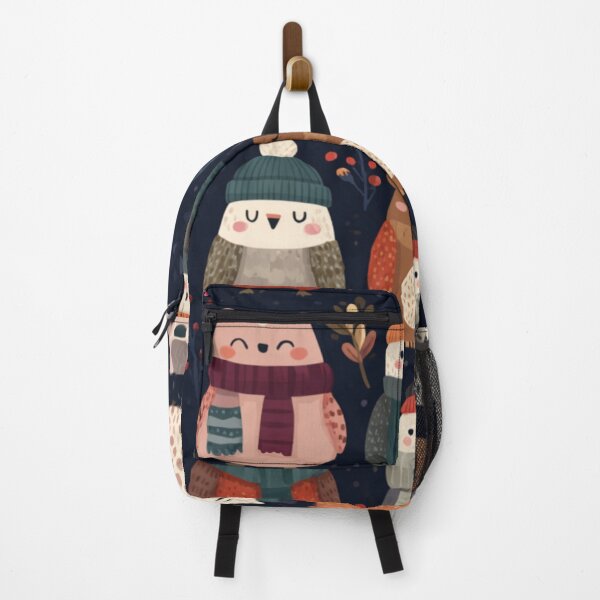 Item preview,  Adorable wild animals lovely winter pattern  designed and sold by SmileshareShop.