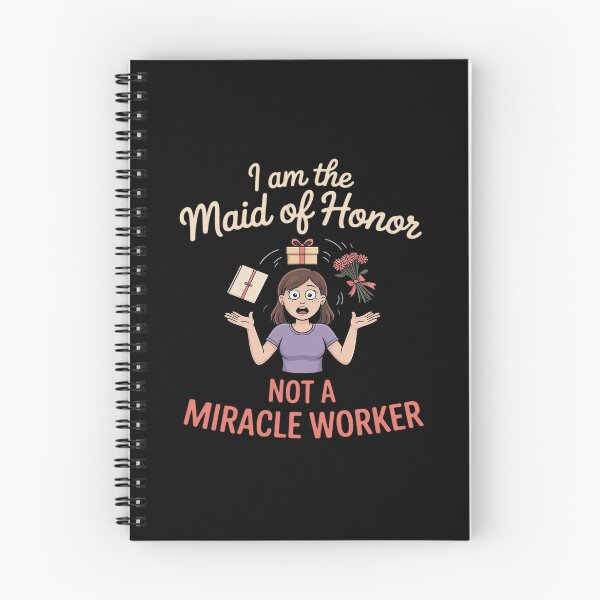 Item preview, Maid of Honor Not a Miracle Worker Wedding Party Novelty designed and sold by NetoGalaxy.