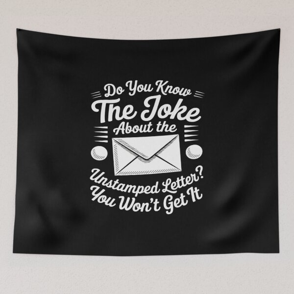 Item preview, Mail Carrier Joke Unstamped Letter Social Postal Worker designed and sold by NetoGalaxy.