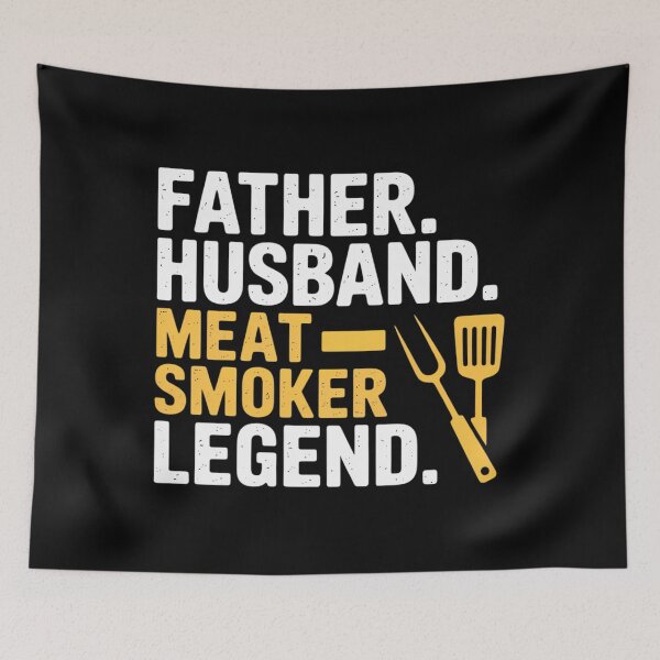 Item preview, Father Husband Meat Smoker Legend Grilling Dad Meat Smoking  designed and sold by Formatage.