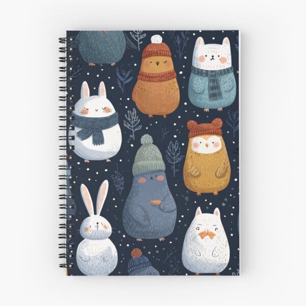 Item preview, Fantastic wild animals lovely winter pattern  designed and sold by SmileshareShop.