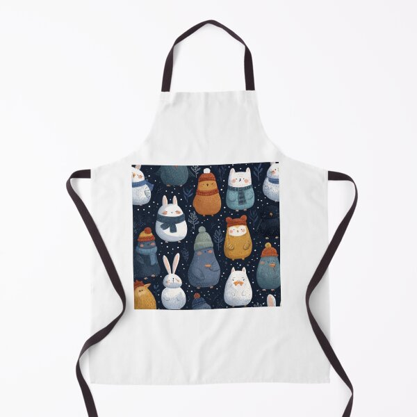 Item preview, Fantastic wild animals lovely winter pattern designed and sold by SmileshareShop.