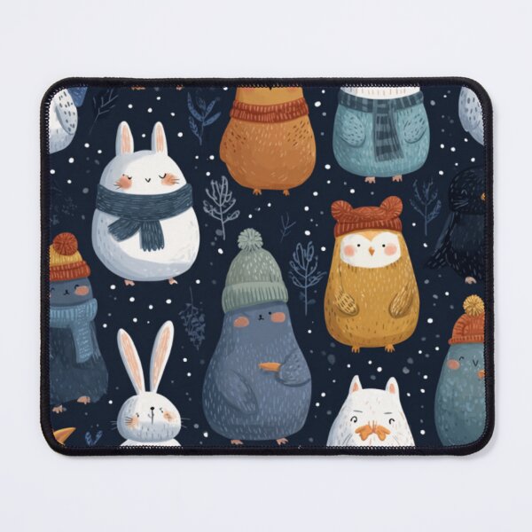 Item preview, Fantastic wild animals lovely winter pattern designed and sold by SmileshareShop.
