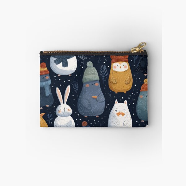 Item preview, Fantastic wild animals lovely winter pattern  designed and sold by SmileshareShop.