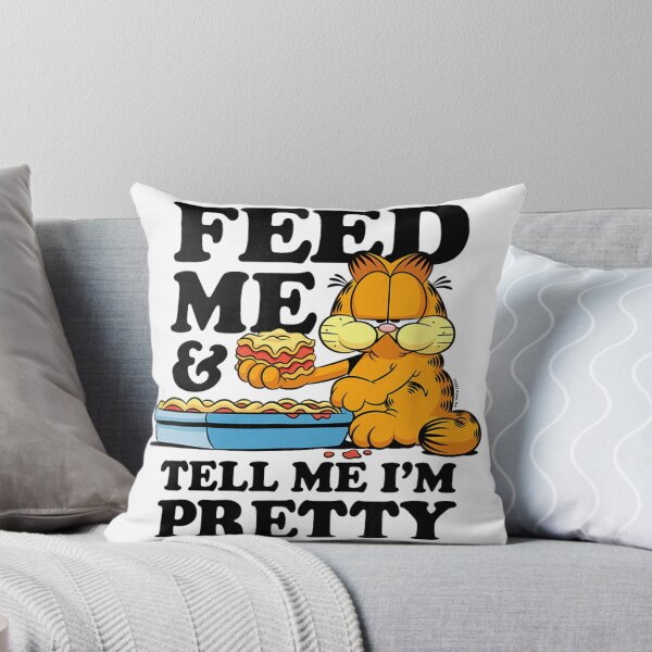 Item preview, Garfield Feed Me & Tell Me I’m Pretty Lasagna Humor Design designed and sold by sardencourey3.