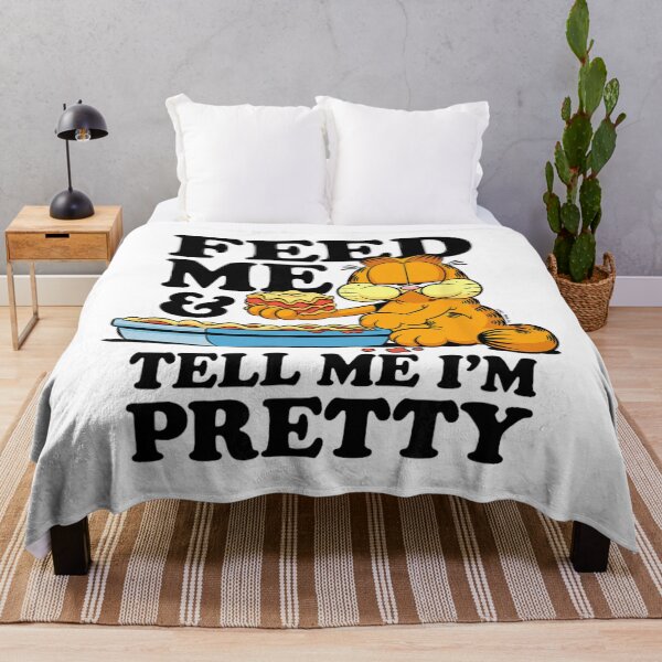 Item preview, Garfield Feed Me & Tell Me I’m Pretty Lasagna Humor Design designed and sold by sardencourey3.
