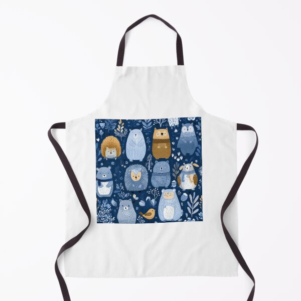 Item preview, Cute animals winter pattern for kids designed and sold by SmileshareShop.