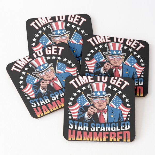 Item preview, Trump 4th Of July Star Spangled Hammered Drinking  designed and sold by InspiredFoul.