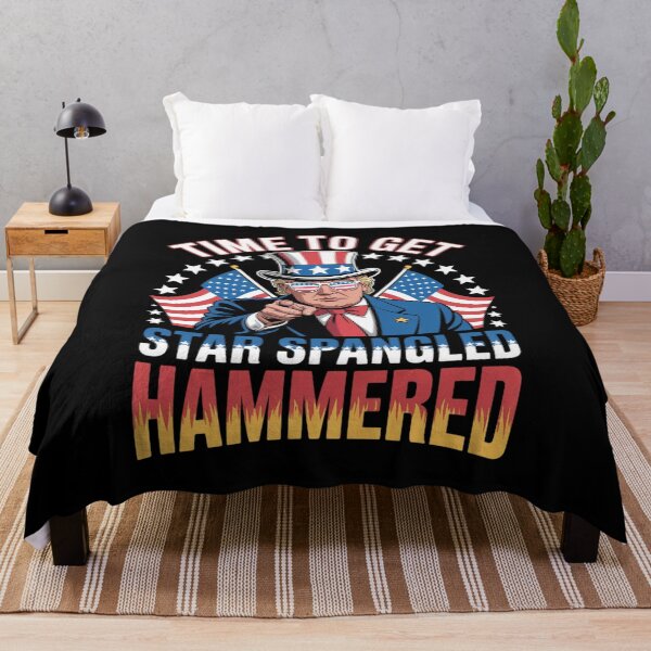 Item preview, Trump 4th Of July Star Spangled Hammered Drinking  designed and sold by InspiredFoul.