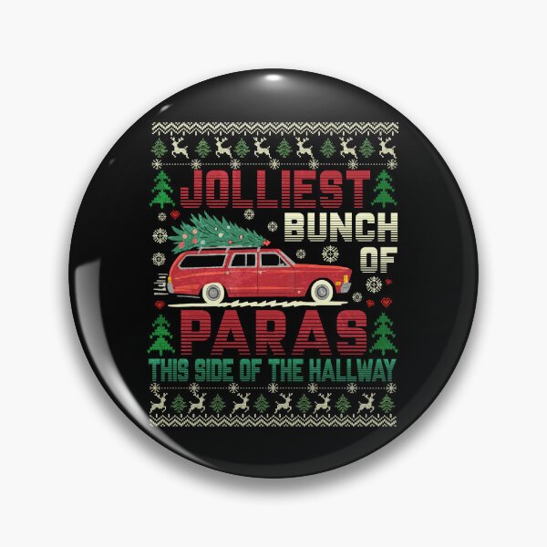 Item preview, Jolliest Bunch of Paras This Side of The Hallway Christmas designed and sold by Patchina.