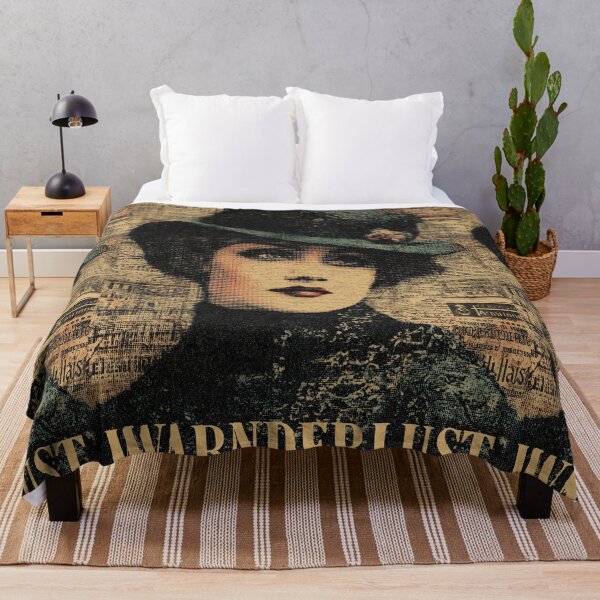 Item preview, Portrait of lady in hat with retro newspaper effect designed and sold by Piotrek0001.