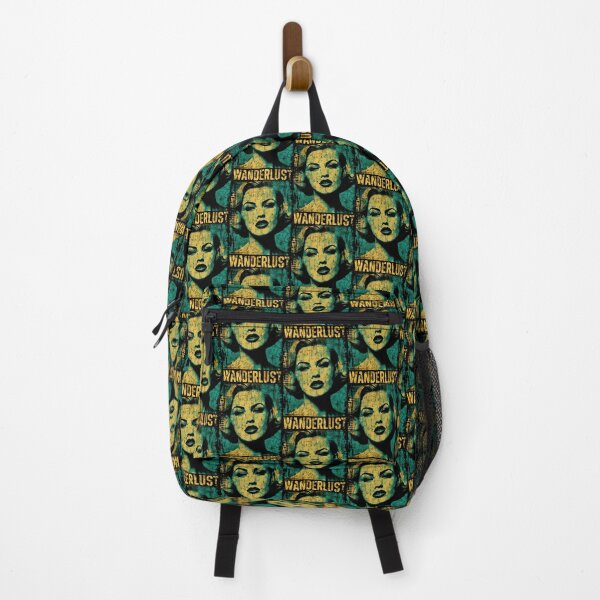 Item preview, Woman face pop art style turquoise yellow colors designed and sold by Piotrek0001.