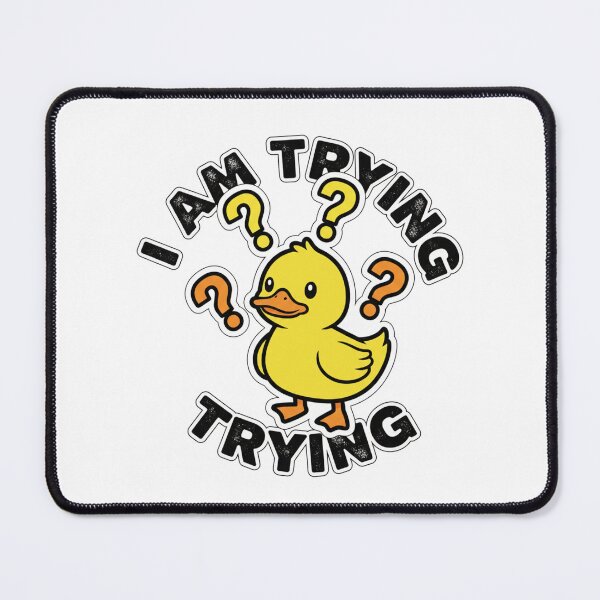 Item preview, Confused Cute Duck - I Have No Idea What I'm Doing designed and sold by GeniePixel.