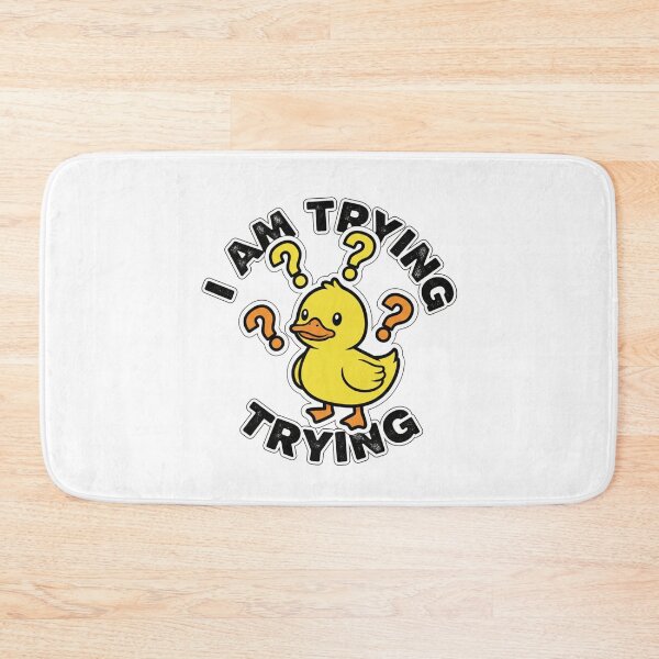 Item preview, Confused Cute Duck - I Have No Idea What I'm Doing designed and sold by GeniePixel.