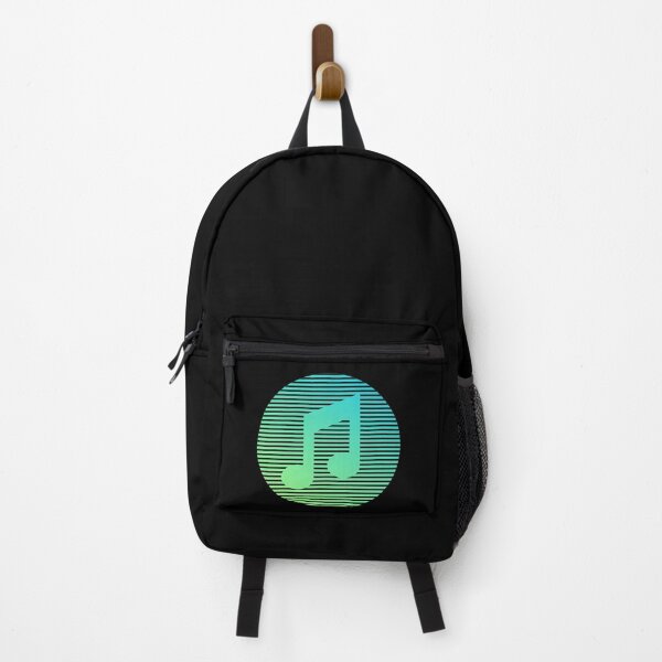Item preview, Neon Mint Music Note – Retro Striped Aesthetic designed and sold by Ivy-Triggs.