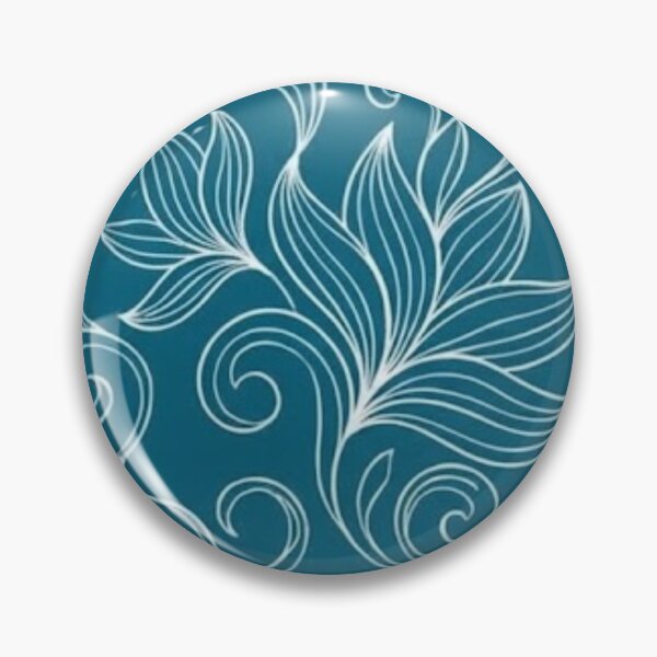 Item preview, Elegant Blue White Floral Swirl Seamless Pattern Art designed and sold by anandsiva2703.