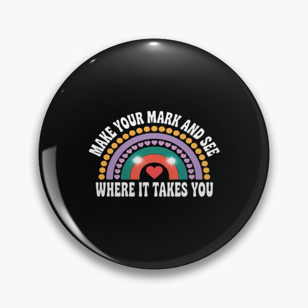 Item preview, Make Your Mark Dot Day Colorful Rainbow Heart Teacher designed and sold by SnackPAC.