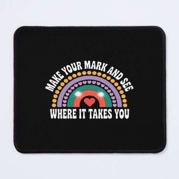 Item preview, Make Your Mark Dot Day Colorful Rainbow Heart Teacher designed and sold by SnackPAC.