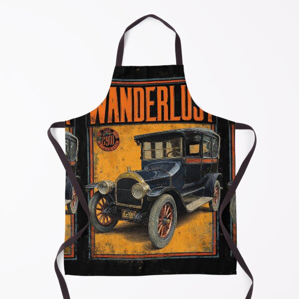 Item preview, Vintage car on orange background retro automotive poster designed and sold by Piotrek0001.