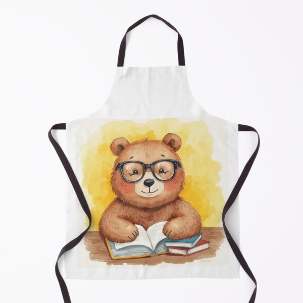 Item preview, Cute Reading Bear designed and sold by GenzShoppingHub.
