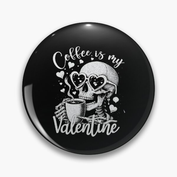 Artikelvorschau, Retro Vintage Kaffee Skelett Valentinstag entworfen und verkauft von Stellacunningha.