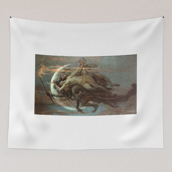 Item preview, Hecate – Maximilian Pirner Symbolist Goddess of Magic and the Night (1893) designed and sold by Art Outlaws.