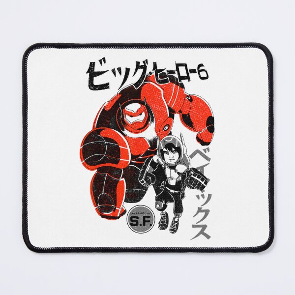 Item preview, Baymax Retro Mecha Duo Manga Style Design designed and sold by Teresa Kamden.