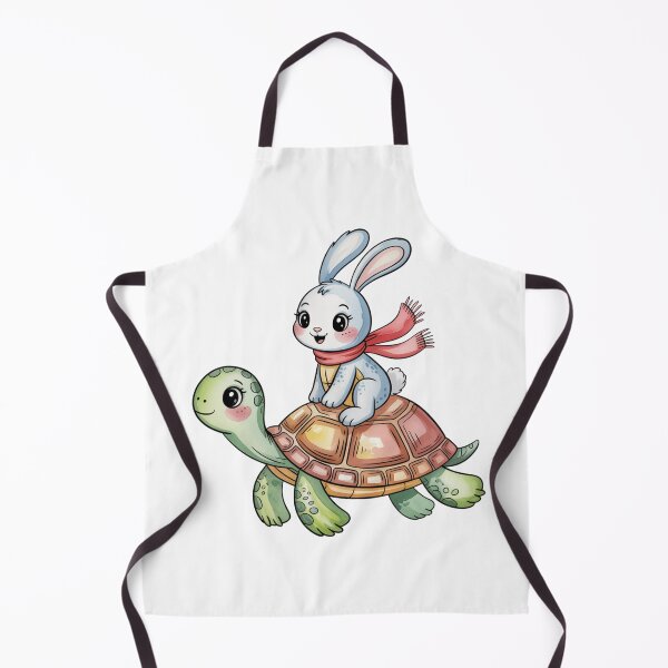 Item preview, Cute Bunny Riding Turtle designed and sold by naragon4289.