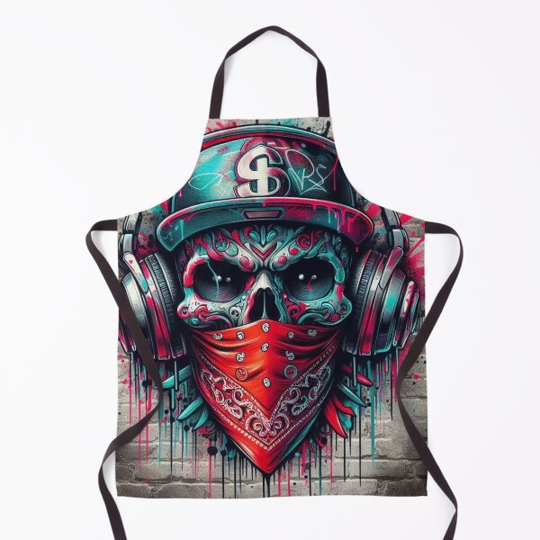 Item preview, Graffiti Skull Vibes – Urban Snapback Street Art Design designed and sold by Tune Me.
