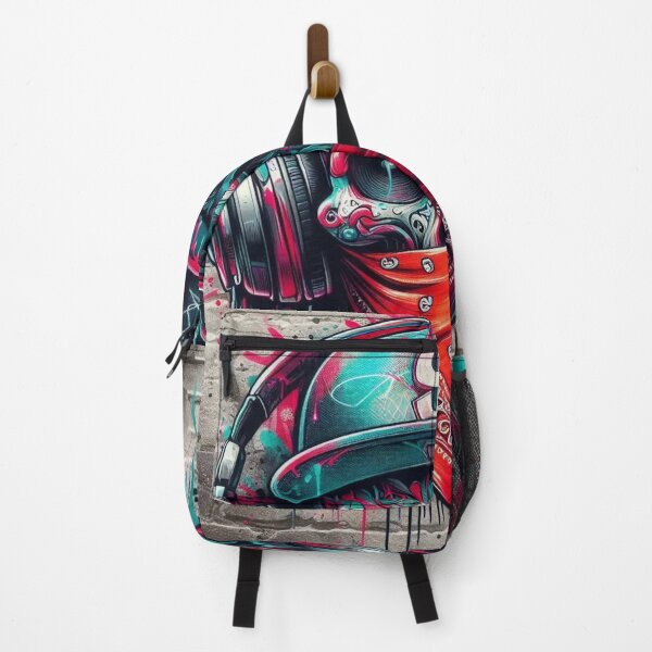 Item preview, Graffiti Skull Vibes – Urban Snapback Street Art Design designed and sold by Tune Me.