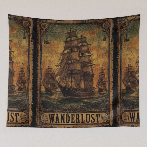 Item preview, Old sailing ships at sea in vintage engraved style designed and sold by Piotrek0001.